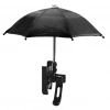 Siyah Ayna Bağlantılı Şemsiyeli Ayarlı Telefon Tutucu Aliminyum A+++ Kalite