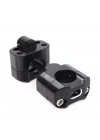 430 2 Parça Motosiklet Gidon Yükselticil 22 mm. 28 mm Siyah Takım