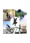 Bisiklet Motosiklet Atv Scooter Gidon Bağlantılı Ayarlı Pratik Telefon Tutucu