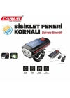 Carub Güneş Enerjili Kornalı Bisiklet Feneri ? LED Işıldak