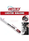 Carub Lastik Kalemi Beyaz (Lastik Boya Kalemi)