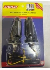 Carub Motosiklet Sinyal Lamba Üniversal 12V Füme Cam Sarı Led 2Li