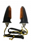 Carub Motosiklet Sinyal Lamba Üniversal 12V Sarı Cam Sarı Led 2Li