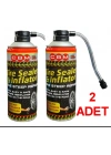 Lastik Tamir Kiti Lastik Tamir Spreyi 400 Ml Büyük Boy 2 Adet