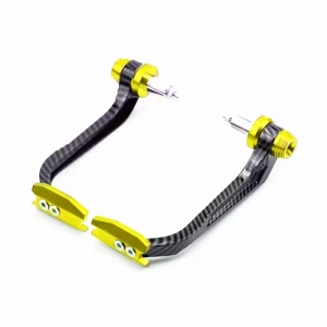 Motosiklet Manet Koruma Takımı Karbon Model Renk Sarı Üniversal