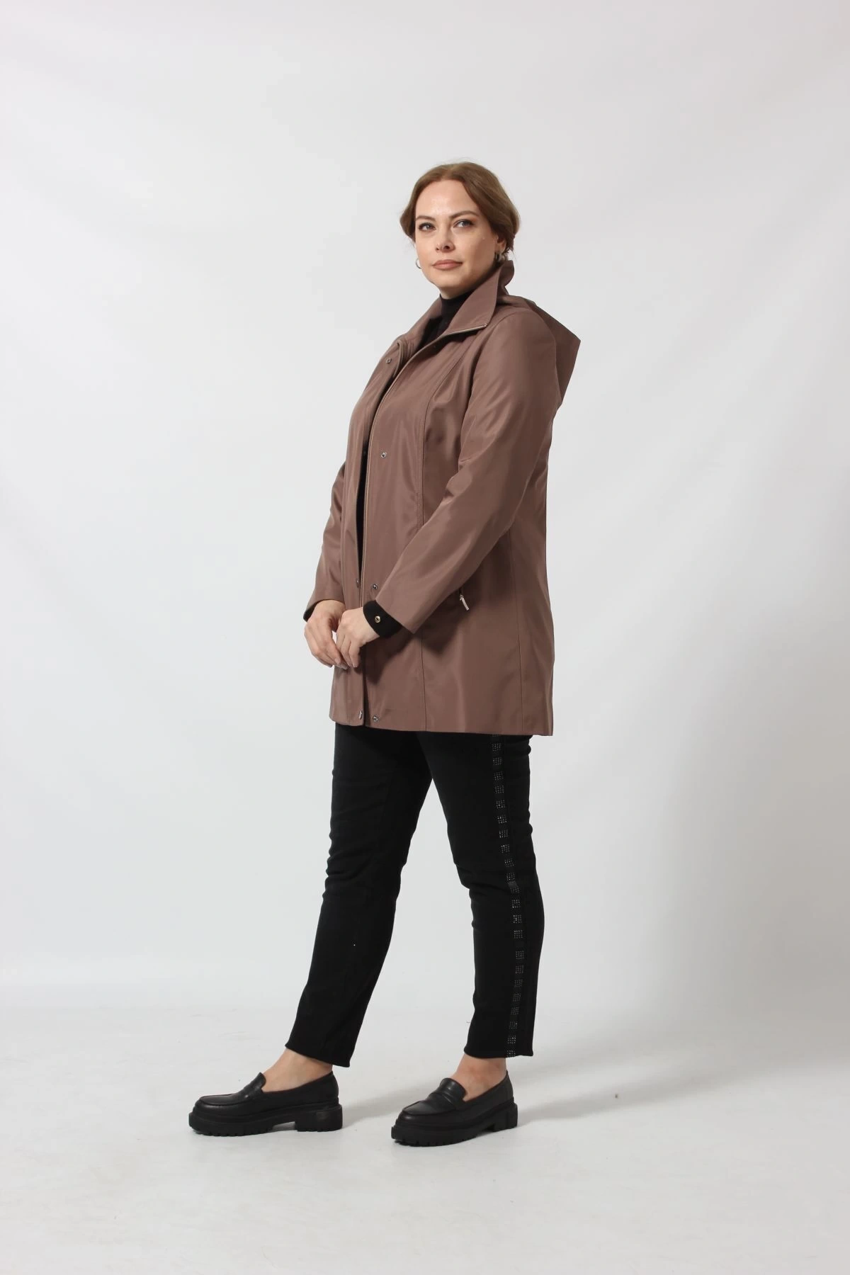 1616 FERMUARLI CEP DETAYLI KAPUŞONLU BONDİT CEKET