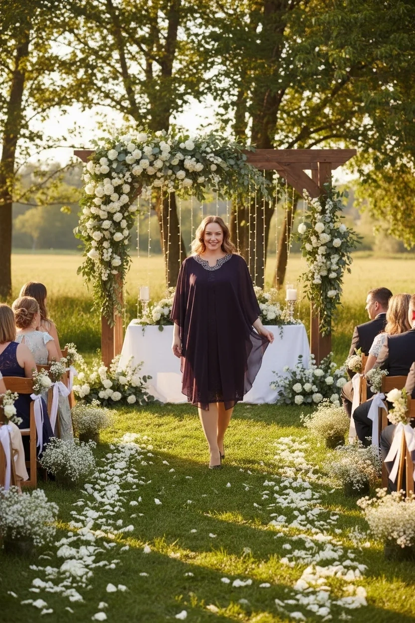 1012 MÜRDÜM YAKA TAŞ BASKILI DANTEL ŞİFON KOMBİNLİ BÜYÜK BEDEN KISA ABİYE ELBİSE ;