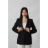 1905 Siyah Kadın Büyük Beden Blazer Ceket