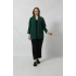 3255 YEŞİL Büyük Beden Blazer Ceket