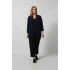 3255 LACİVERT Büyük Beden Blazer Ceket