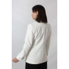 1905 Beyaz Kadın Büyük Beden Blazer Ceket