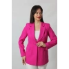 1905 Fuşya Kadın Büyük Beden Blazer Ceket