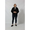 3260 SİYAH SUNİ KÜRK KISA KABAN