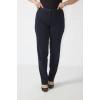 2555 Gizli Cep Modeline Sahip Büyük Beden Pantolon Lacivert
