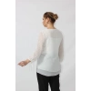 3243 Kolu Taş Baskılı Şık Bluz