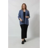 3255 İNDİGO Büyük Beden Blazer Ceket