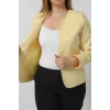 3261 Sıfır Yaka Ofis Blazer Ceket