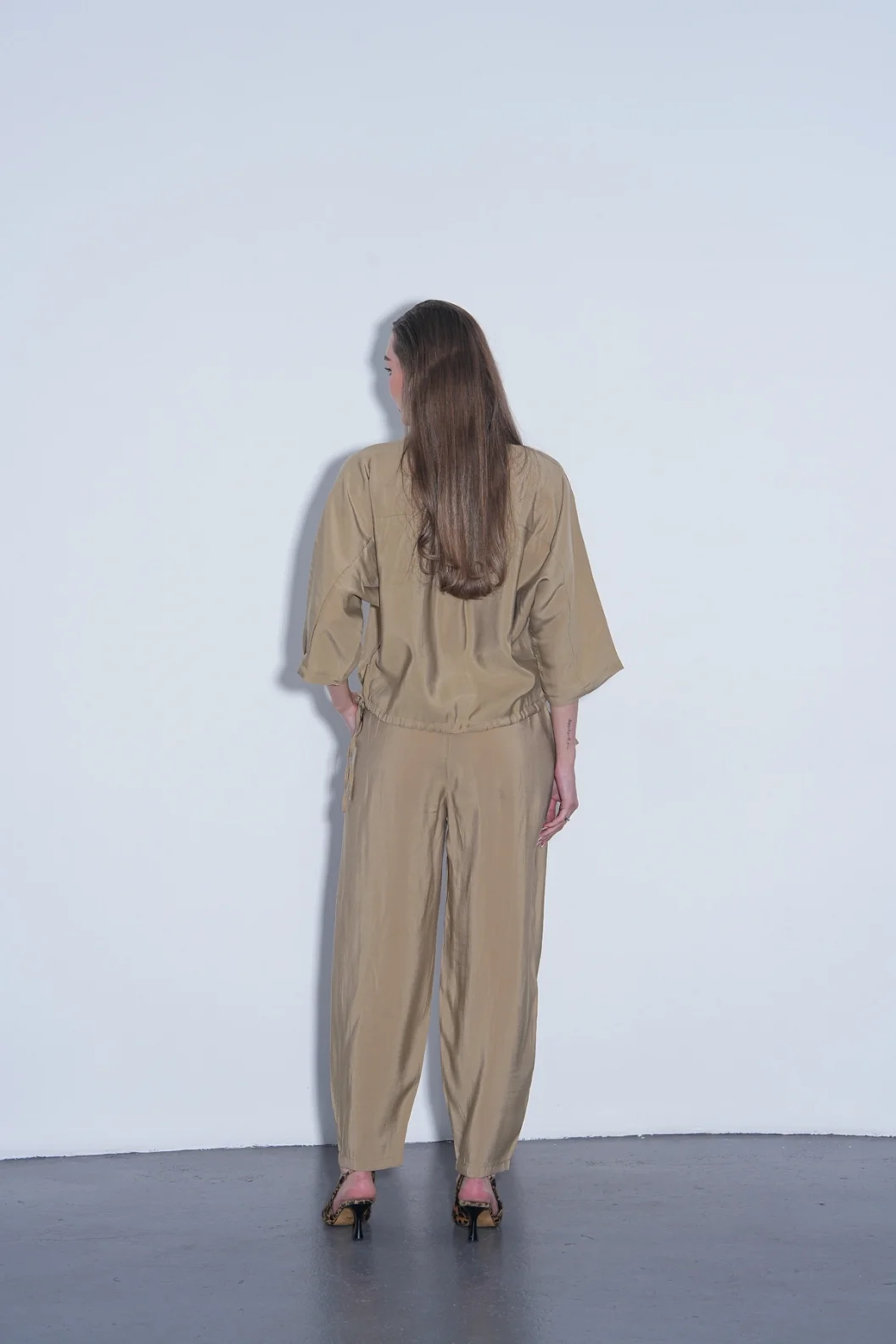 Mint Modal Gömlek Pantolon Takım