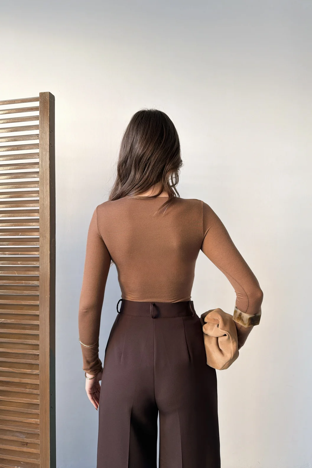 Dilvin Vizon Kayık Yaka Modal Kaşmir Ultra Hafif Bluz