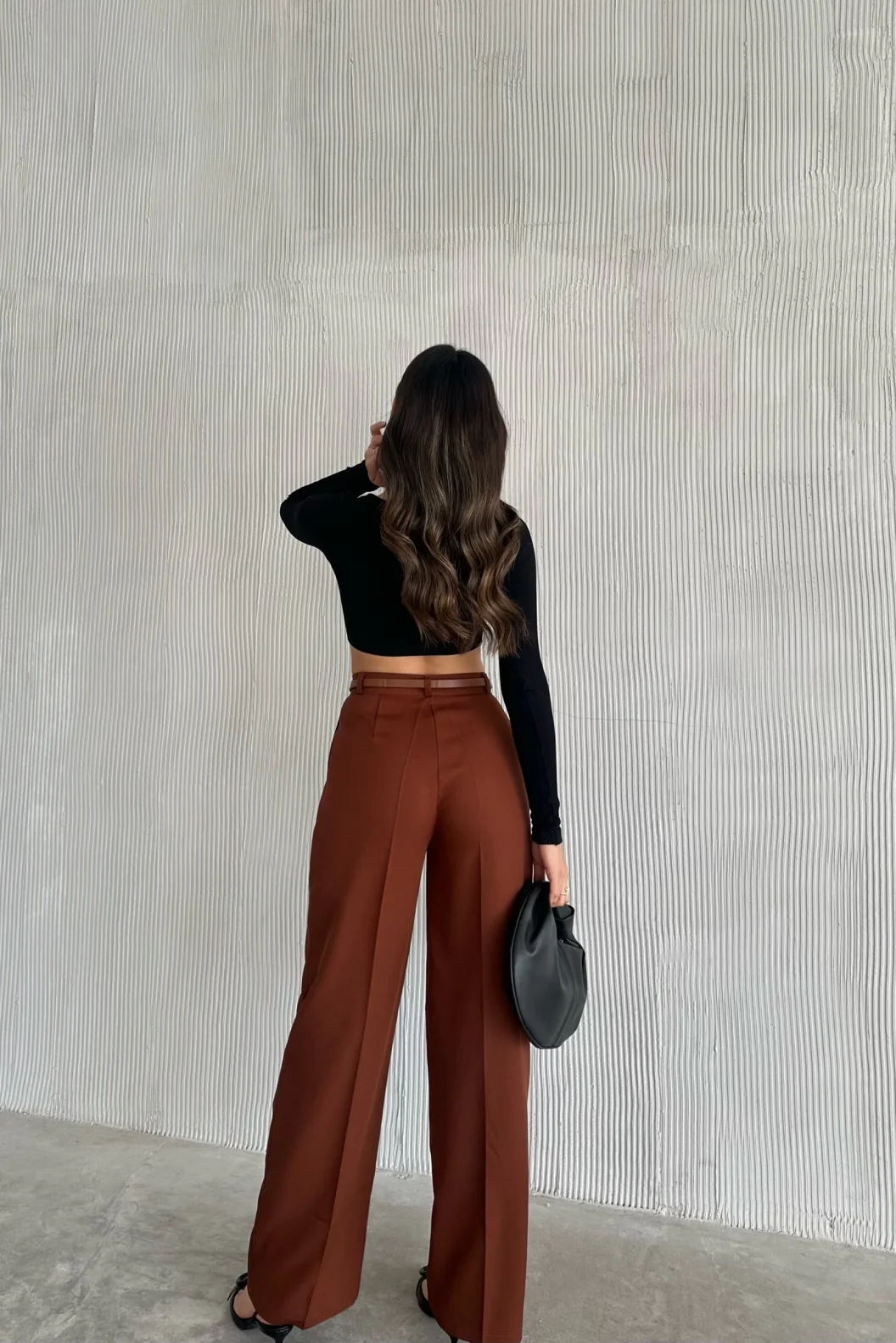 Kahve Atlas Palazzo Pantolon