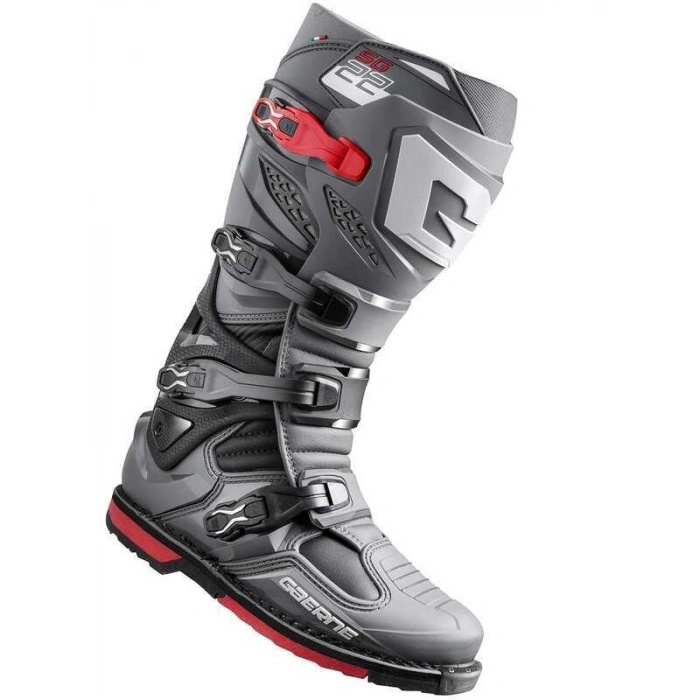 GAERNE SG22 CROSS ÇİZME ANTRASIT SİYAH KIRMIZI