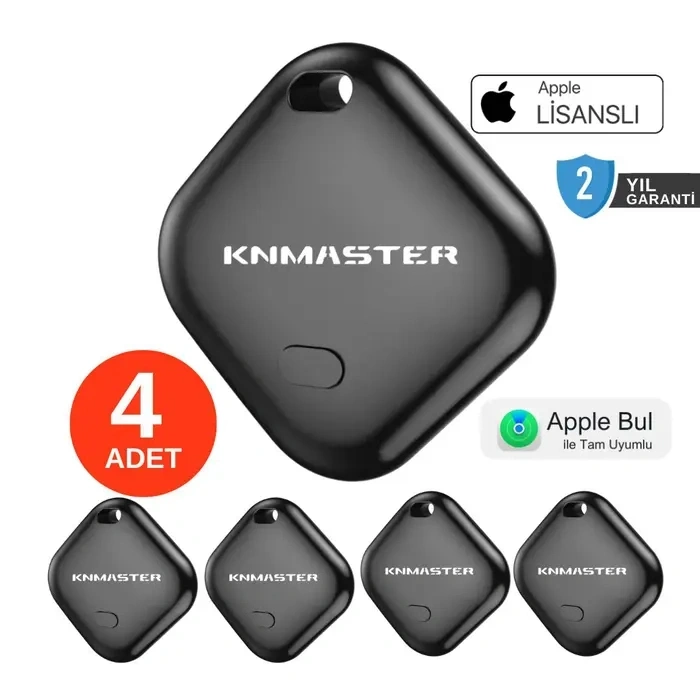 KNMASTER KNTAG 1 – 4’lü Paket Akıllı Takip Cihazı