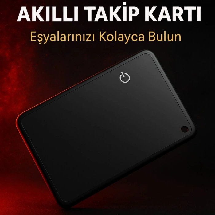 KNMASTER KNTAG 1C – Ultra İnce Akıllı Takip Kartı (Cüzdan Bulucu)