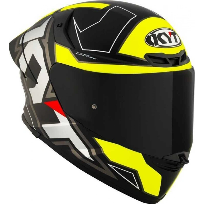 KYT TT-REVO KASK ELECTRON MATT SİYAH SARI