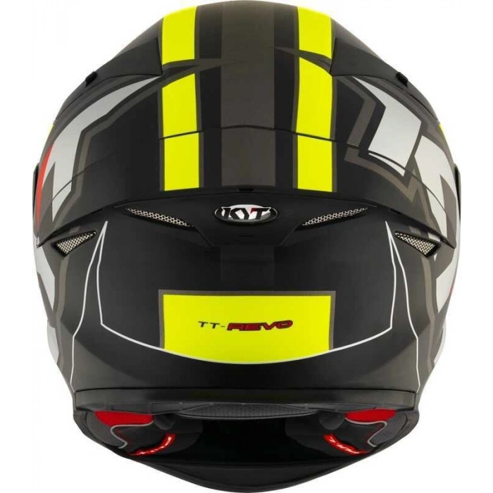 KYT TT-REVO KASK ELECTRON MATT SİYAH SARI