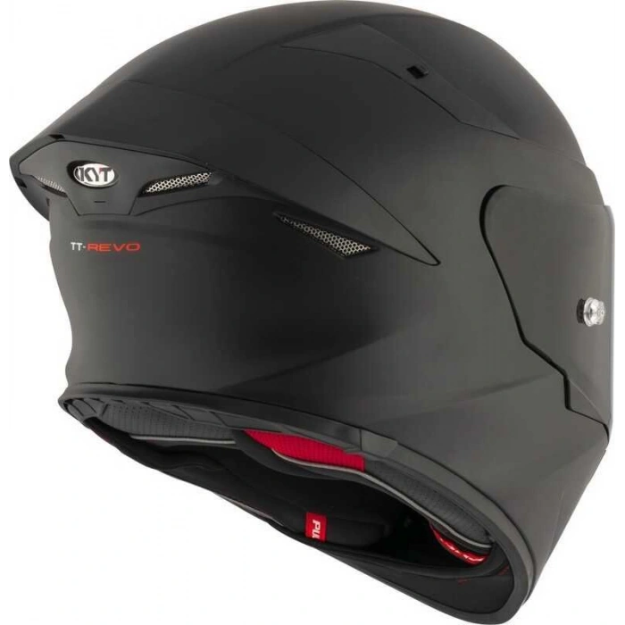 KYT TT-REVO KASK PLAIN MATT BLACK