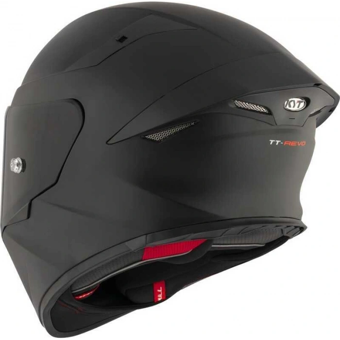 KYT TT-REVO KASK PLAIN MATT BLACK