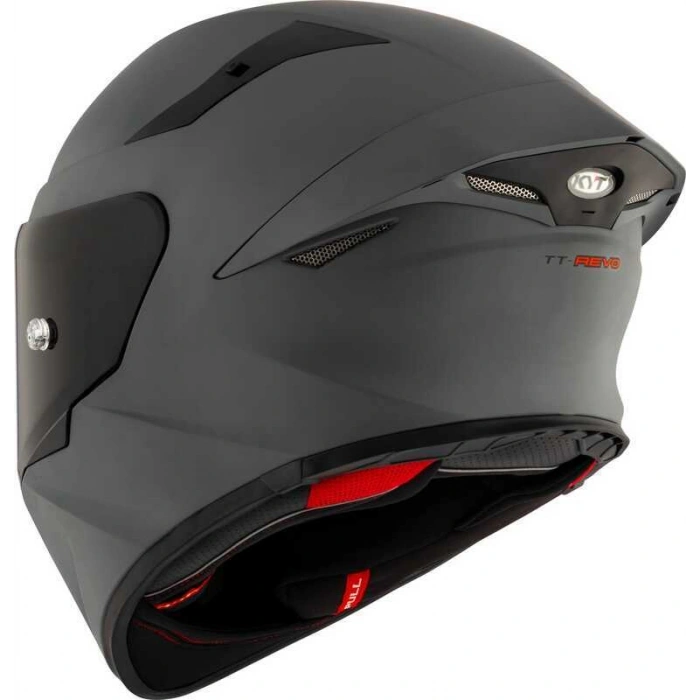 KYT TT-REVO KASK PLAIN MATT GRL GREY