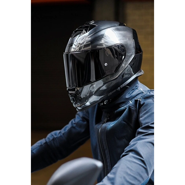 LS2 STORM 2 JEANS KASK - SİYAH VİZÖRLÜ