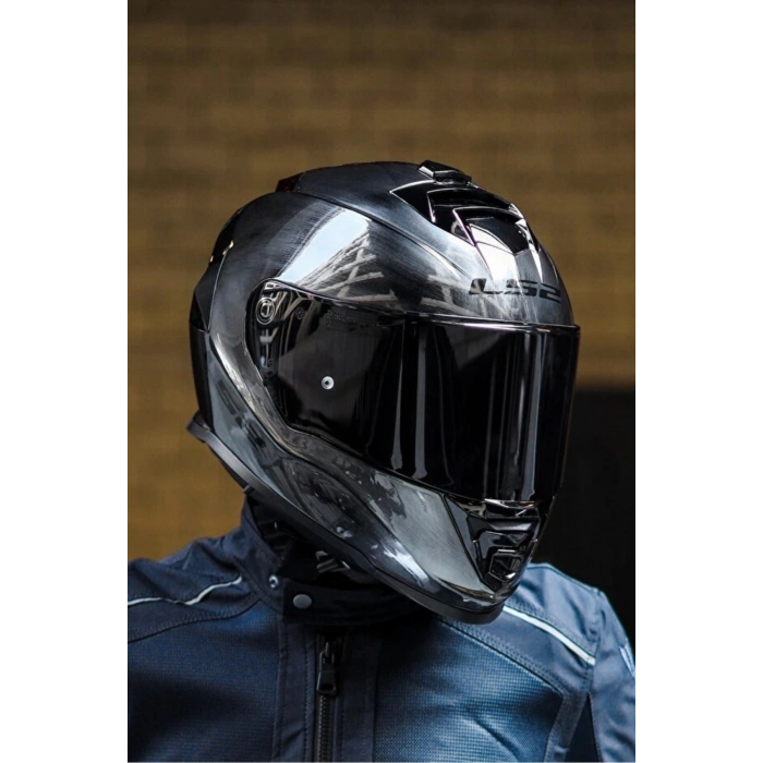 LS2 STORM 2 JEANS KASK - SİYAH VİZÖRLÜ