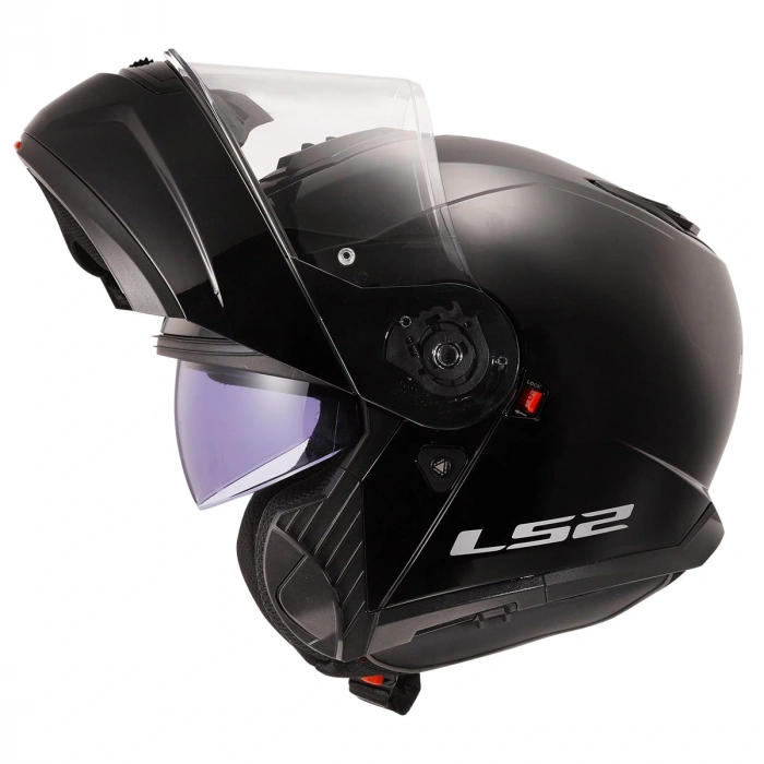 LS2 STROBE 2 SİYAH KASK ÇENE AÇILIR