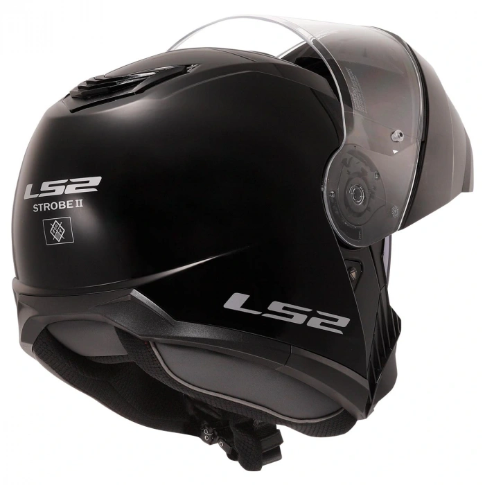 LS2 STROBE 2 SİYAH KASK ÇENE AÇILIR