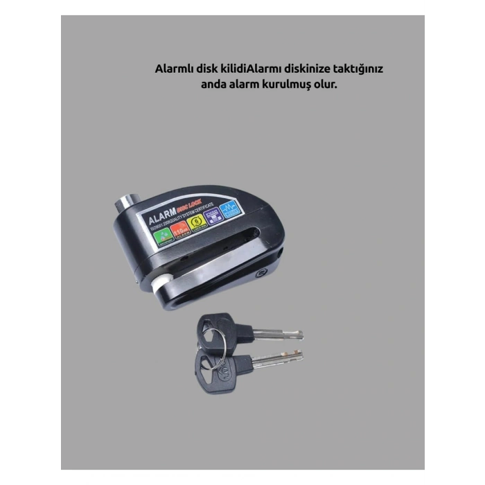 OEM ALARMLI DİSK KİLİDİ