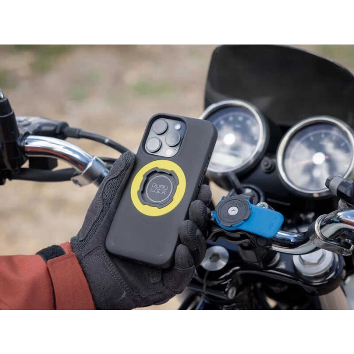 QUADLOCK MAG UYUMLU TELEFON KILIFI HALKASI SARI