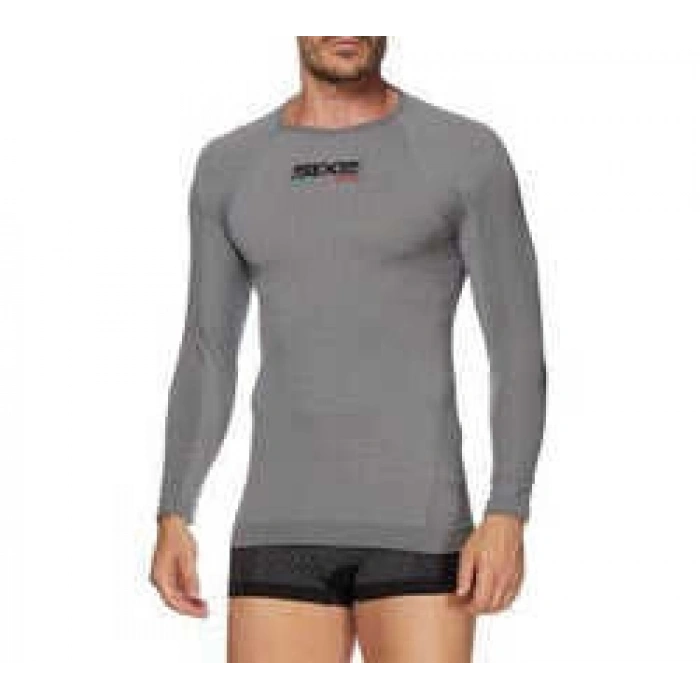 SIX2 TS2 4 MEVSİM TERMAL UZUN KOLLU T-SHIRT KOYU GRİ