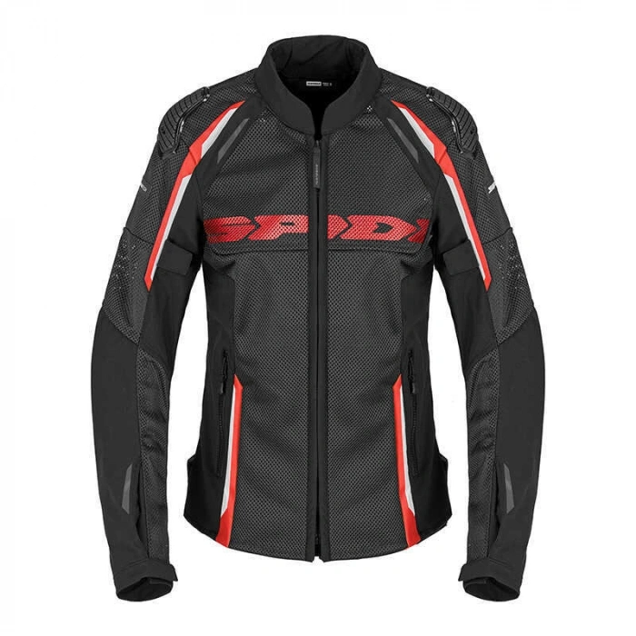 SPIDI RACE WARRIOR 2 NET LADY YAZLIK CEKET SİYAH KIRMIZI