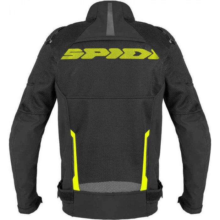 SPIDI RACE WARRIOR 2 NET YAZLIK CEKET SİYAH SARI