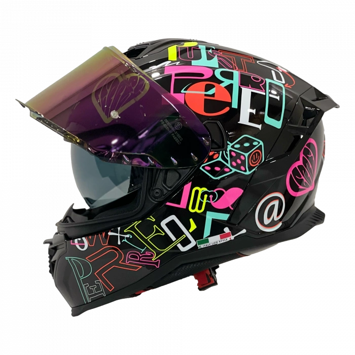 SWAY SW 867 PERİ Colorful Full Face