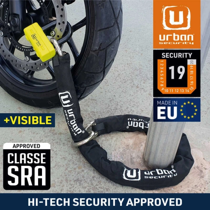 URBAN SECURITY UR74-120 13.5 MM 120CM SRA SINIFI KEMENT ZİNCİR KİLİT