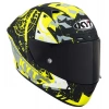KYT NZ RACE KASK BLAZING MATT YELLOW