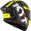 KYT TT-REVO KASK ELECTRON MATT SİYAH SARI