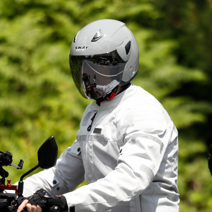 SWAY SW 700 Grey Yarım Kask