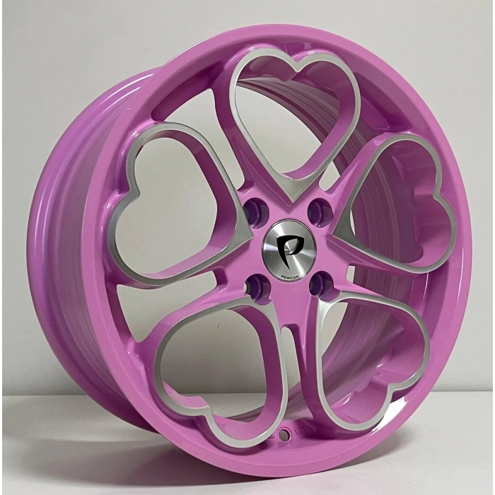 6.5X15 BK-3S1087 4X100 ET35 73.1 PINK MACHINED