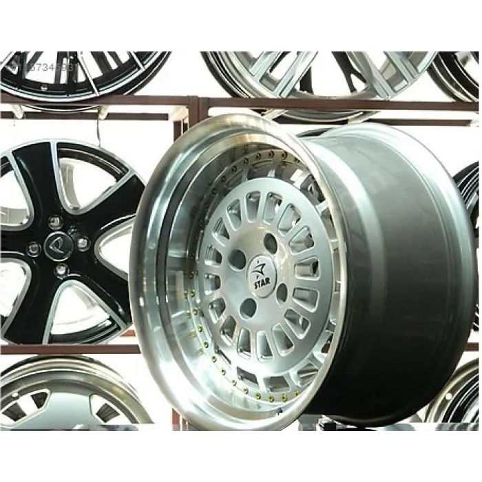9X16 TPL-1195 4X100 ET15 73.1 SILVER LIP MACHINED