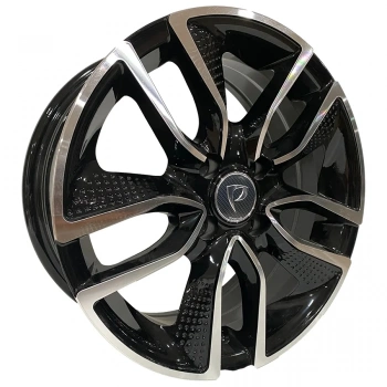 6.5X15 BK-5087 4X100 ET35 60.1 BLACK MACHINED XL