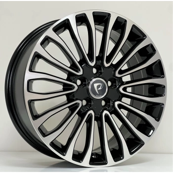 7X17 BKY-1158 5X108 ET50 63.4 BLACK MACHINED XL